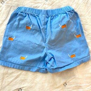 Little English boys goldfish shorts in size 5